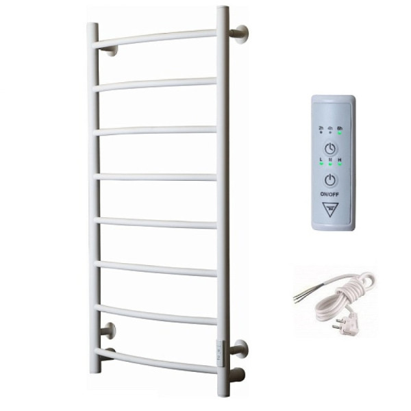 Полотенцесушитель электрический (лесенка) Тругор Пэк сп 5 100х50 см, белый. Фото 1