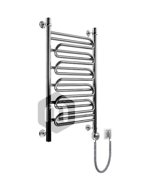 Полотенцесушитель электрический Маргроид Вид 1 Премиум форма лесенка 60х50 цвет Хром (B1ЭП6050прав). Фото 1