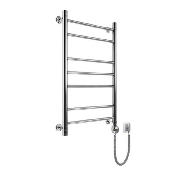 Полотенцесушитель электрический Маргроид Вид 10 форма лесенка 50х40 цвет Хром (М00057011). Фото 1