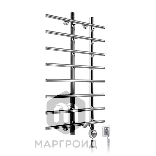 Полотенцесушитель электрический Маргроид Вид 63 форма лесенка 60х50 цвет Хром (B63Э601550прав). Фото 1