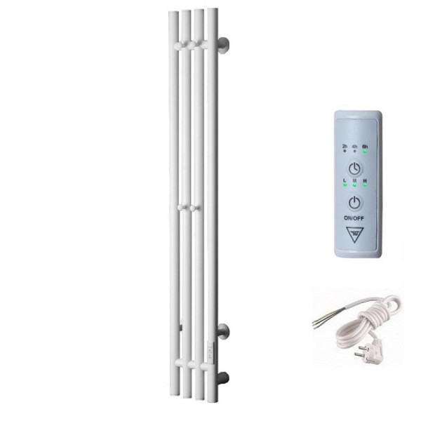 Полотенцесушитель электрический (нестандартная) Тругор Пэк сп Вектор 120х15 см, белый. Фото 1