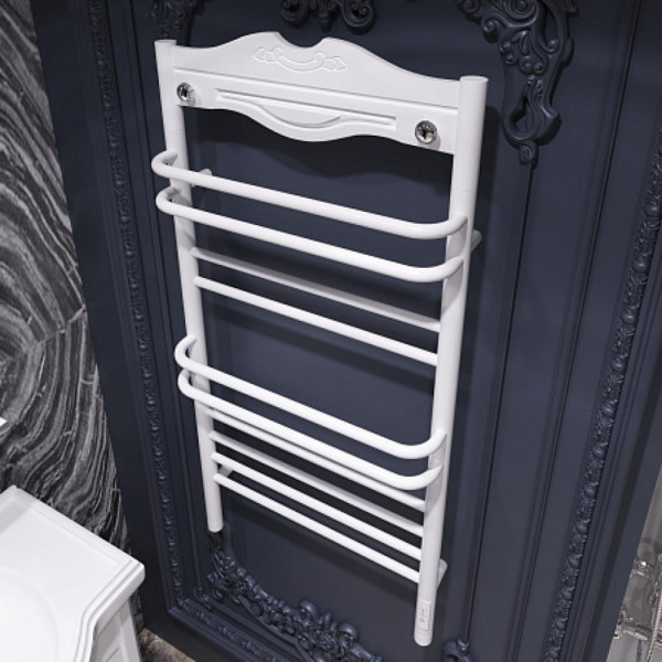 Полотенцесушитель электрический OPADIRIS Брунелла OS55351WM белый матовый/белый. Фото 4