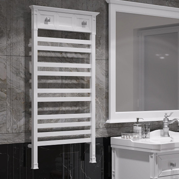 Полотенцесушитель электрический OPADIRIS Кантара OS74351WM белый матовый/белый матовый. Фото 3