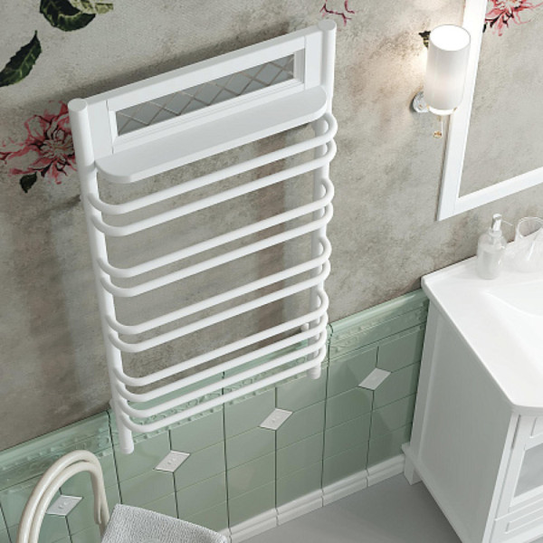 Полотенцесушитель электрический OPADIRIS Омега OS42351WM белый матовый/белый. Фото 4