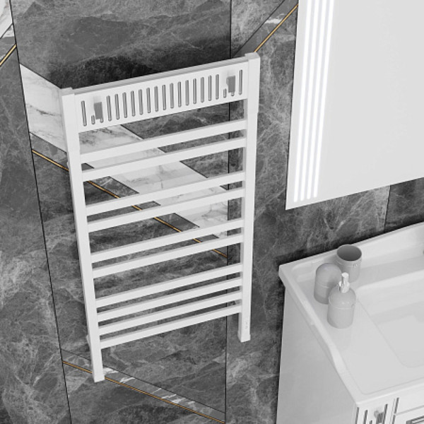 Полотенцесушитель электрический OPADIRIS Оникс OS70351WS белый матовый/белый, серебро. Фото 4