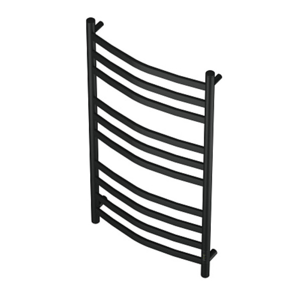 Полотенцесушитель электрический Point Антея PN17850B П10 500x1000, диммер справа, черный. Фото 4