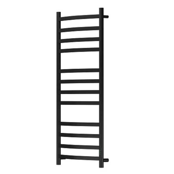 Полотенцесушитель электрический Point Антея PN17852B П12 500x1200, диммер справа, черный. Фото 3