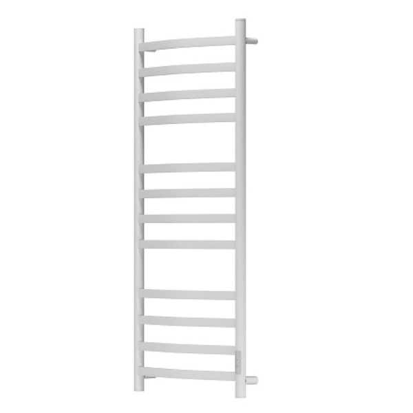 Полотенцесушитель электрический Point Антея PN17852W П12 500x1200, диммер справа, белый. Фото 3