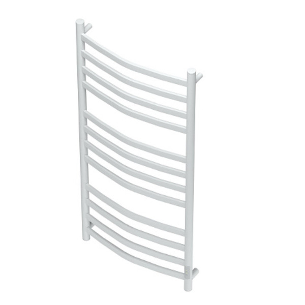 Полотенцесушитель электрический Point Антея PN17852W П12 500x1200, диммер справа, белый. Фото 4