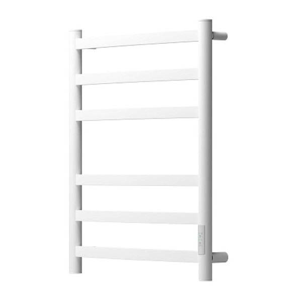 Полотенцесушитель электрический Point Антея PN17856W П6 500x600, диммер справа, белый. Фото 3