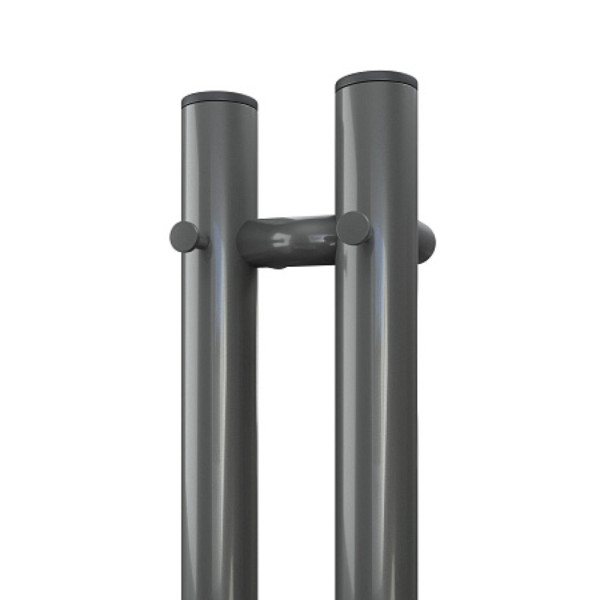 Полотенцесушитель электрический Point Деметра PN12812GB П3 80x1200 диммер справа, графит блеск. Фото 5