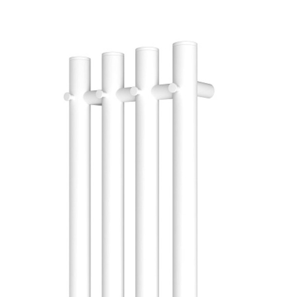 Полотенцесушитель электрический Point Деметра PN12832W П3 180x1200 диммер справа, белый. Фото 5