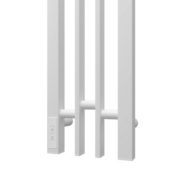 Полотенцесушитель электрический Point Фрея PN20728W П2 140x800 диммер слева, белый. Фото 4