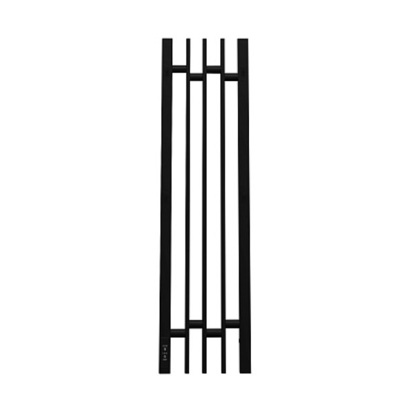 Полотенцесушитель электрический Point Фрея PN20738B П2 180x800 диммер слева, черный. Фото 1