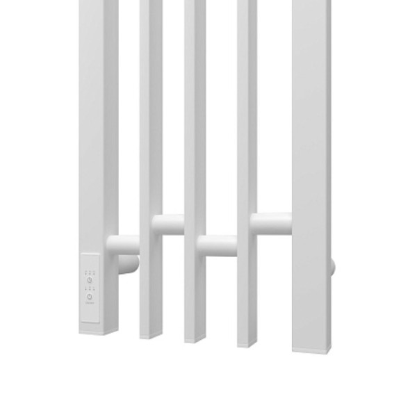 Полотенцесушитель электрический Point Фрея PN20738W П2 180x800 диммер слева, белый. Фото 4