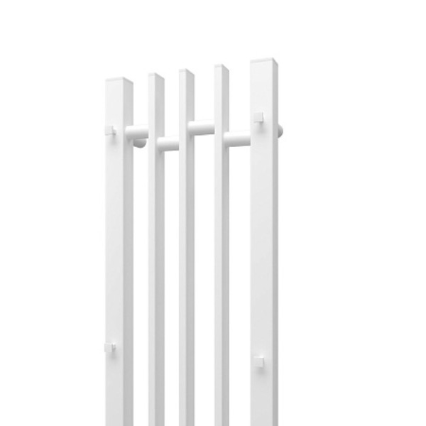 Полотенцесушитель электрический Point Фрея PN20738W П2 180x800 диммер слева, белый. Фото 5