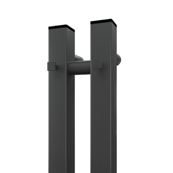 Полотенцесушитель электрический Point Гермес PN13812GB П3 80x1200 диммер справа, графит блеск. Фото 5