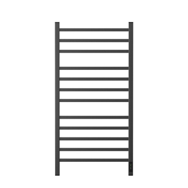 Полотенцесушитель электрический Point Вега PN71850GB П12 500x1000, диммер справа, графит блеск. Фото 1