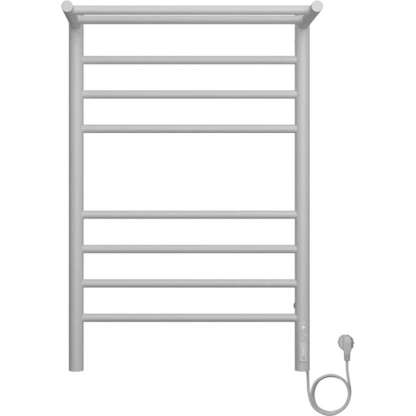 Полотенцесушитель электрический с полкой Terminus Аврора П8 50х80 КС 903, белый матовый. Фото 1