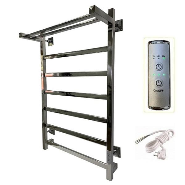 Полотенцесушитель электрический с полочкой (лесенка) Тругор Пэк 20 кв П 80х50 см. Фото 1