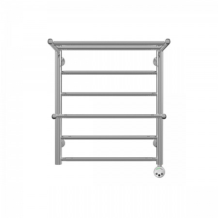 Полотенцесушитель электрический Terminus Анкона П6 500x591 с полкой, ТЭН HT-1 300W, левый/правый. Фото 1