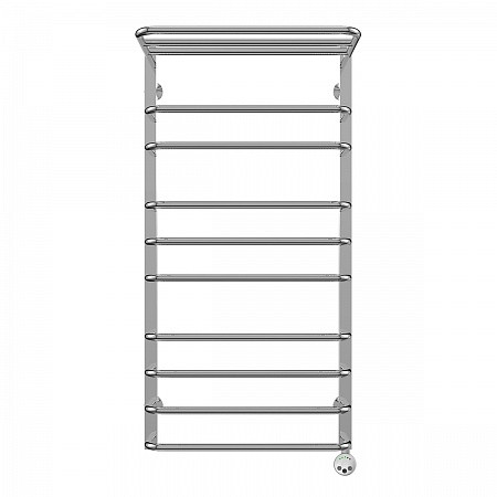 Полотенцесушитель электрический Terminus Арктур П10 500x1031 с полкой, ТЭН HT-1 300W, левый/правый. Фото 1