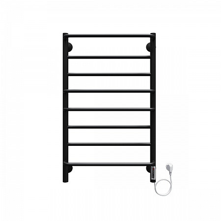 Полотенцесушитель электрический Terminus Евромикс П8 500x850, черный (RAL 9005 матовый). Фото 1