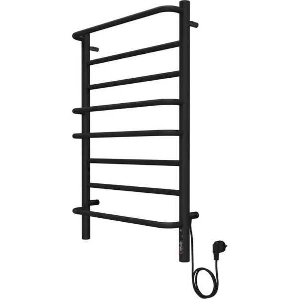 Полотенцесушитель электрический Terminus Евромикс П8 50х80 КС 905, черный матовый. Фото 3