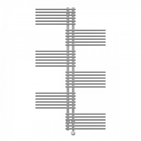 Полотенцесушитель электрический Terminus Европа П36 500x1596, ТЭН HT-1 300W, левый/правый. Фото 1