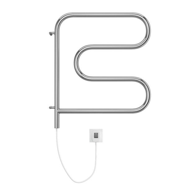 Полотенцесушитель электрический Terminus F-обр 50х50, поворотный. Фото 1