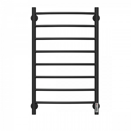 Полотенцесушитель электрический Terminus Классик П8 500x850, черный (RAL 9005 матовый). Фото 1