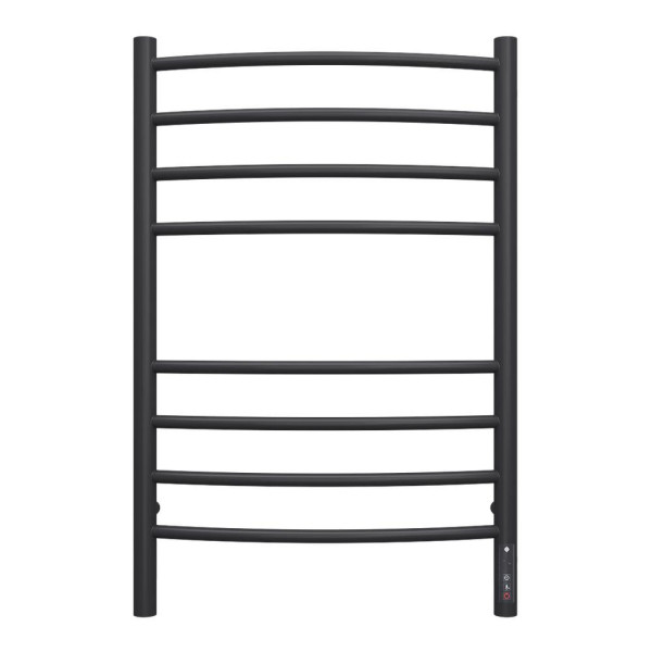 Полотенцесушитель электрический Terminus Классик П8 50х80 КС, черный муар. Фото 1