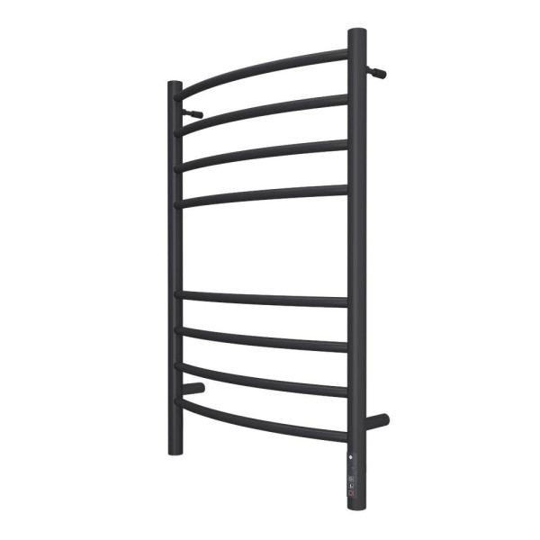 Полотенцесушитель электрический Terminus Классик П8 50х80 КС, черный муар. Фото 3