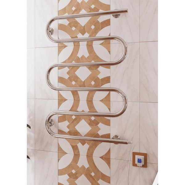 Полотенцесушитель электрический Terminus Ш-обр 60х80. Фото 4