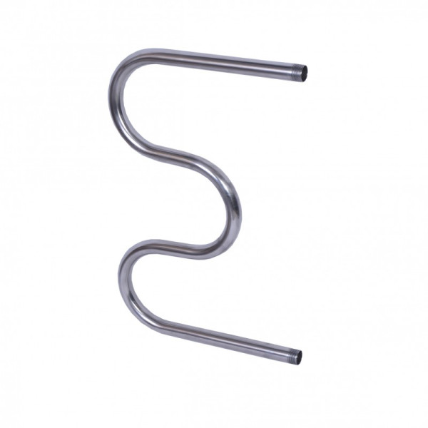 Полотенцесушитель М-обр 600х400 1" ТЕРА (нерж) без компл. Фото 1