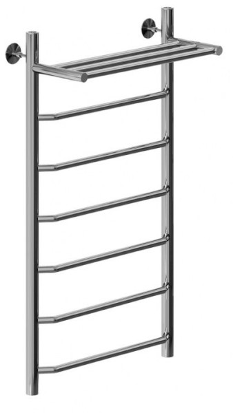 Полотенцесушитель водяной Aquanet Fiona с полкой 1000x500, хром. Фото 1