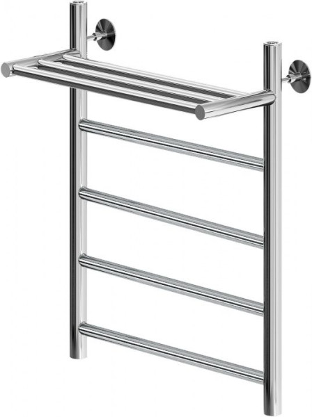 Полотенцесушитель водяной Aquanet Mauro 600x400 с полкой. Фото 1