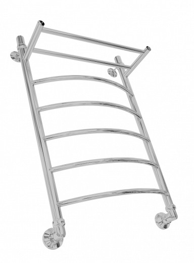 Полотенцесушитель водяной Двин форма лесенка 80х50, цвет Хром (4627086039494). Фото 1