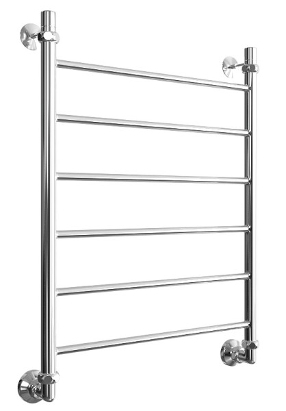 Полотенцесушитель водяной Двин форма лесенка 80х60, цвет Хром (4627085975212). Фото 1