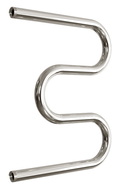 Полотенцесушитель водяной Двин форма М-образная 50х40, цвет Хром (4627085932994). Фото 1