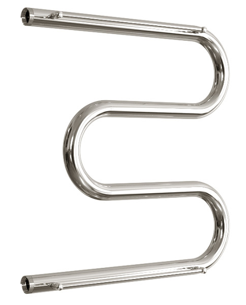 Полотенцесушитель водяной Двин форма М-образная 50х50, цвет Хром (4627086010769). Фото 1