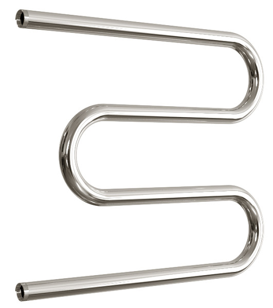 Полотенцесушитель водяной Двин форма М-образная 50х60, цвет Хром (4627086038978). Фото 1