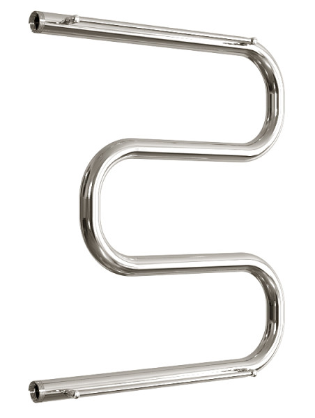 Полотенцесушитель водяной Двин форма М-образная 60х50, цвет Хром (4627086010813). Фото 1