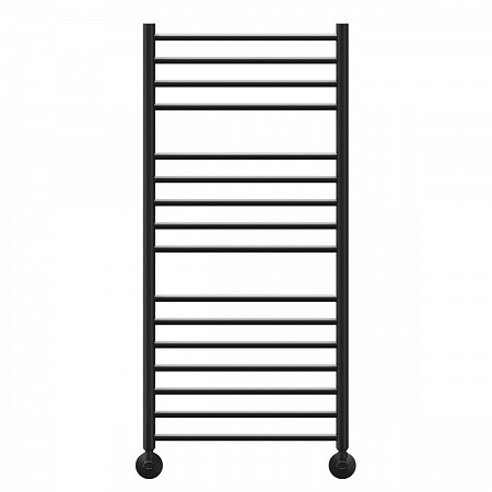 Полотенцесушитель водяной Lemark Ursus LM72116BL П16 500x1100, черный. Фото 1