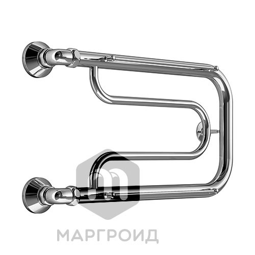 Полотенцесушитель водяной Маргроид Вид 21 форма фокстрот 32х60, цвет Хром (B21(1")3260). Фото 1