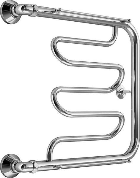 Полотенцесушитель водяной Маргроид Вид 27 форма 50х40, цвет Хром (B27(1")5040). Фото 1