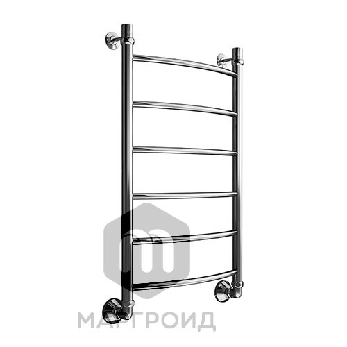 Полотенцесушитель водяной Маргроид Вид 4 форма лесенка 100х50, цвет Хром (B410050). Фото 1