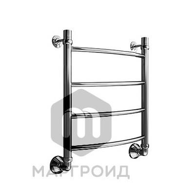 Полотенцесушитель водяной Маргроид Вид 4 форма лесенка 60х50, цвет Хром (B46050). Фото 1