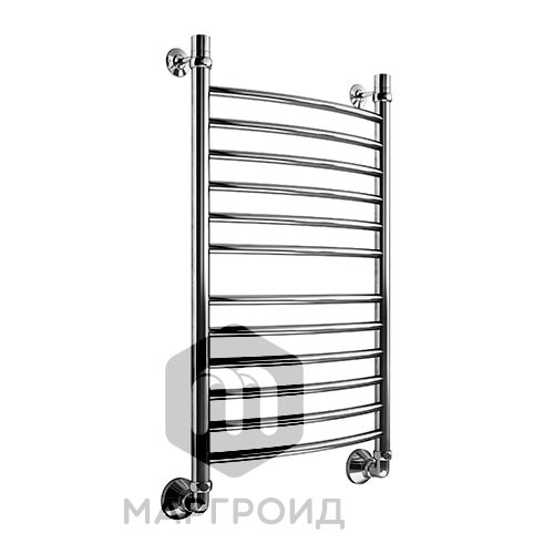 Полотенцесушитель водяной Маргроид Вид 5 Премиум форма лесенка 100х50, цвет Хром (B5П10050). Фото 1