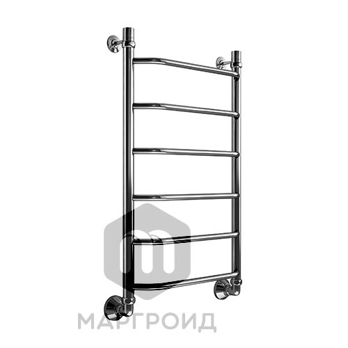 Полотенцесушитель водяной Маргроид Вид 6 форма лесенка 80х60, цвет Хром (B68060). Фото 1